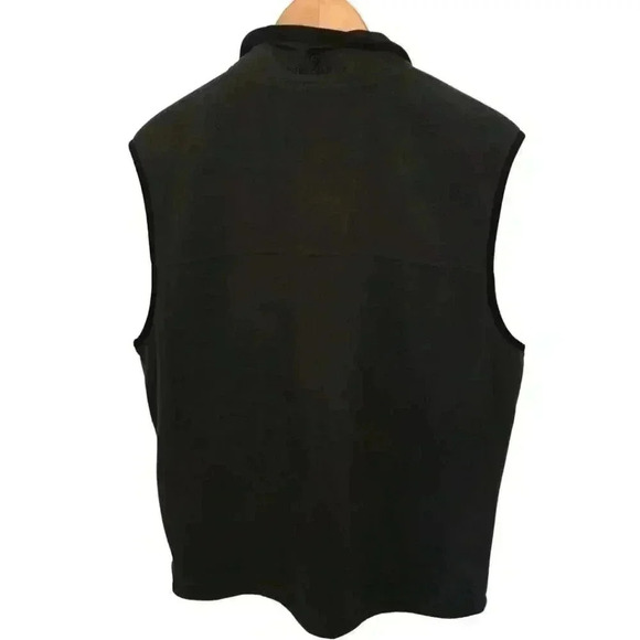 Free Country Grey & Black Fleece Jacket Vest Mens Size M.png - Picture 11 of 13